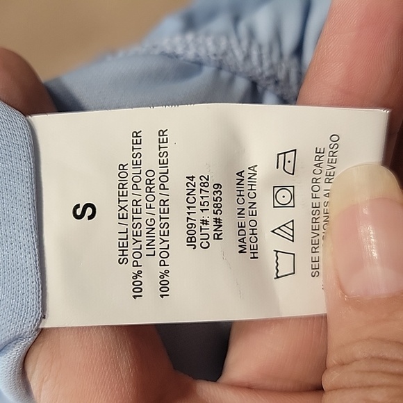 Xtraordinary Size S Blue Ditzy Floral Pattern Tiered Mini Dress, EUC - Picture 12 of 12